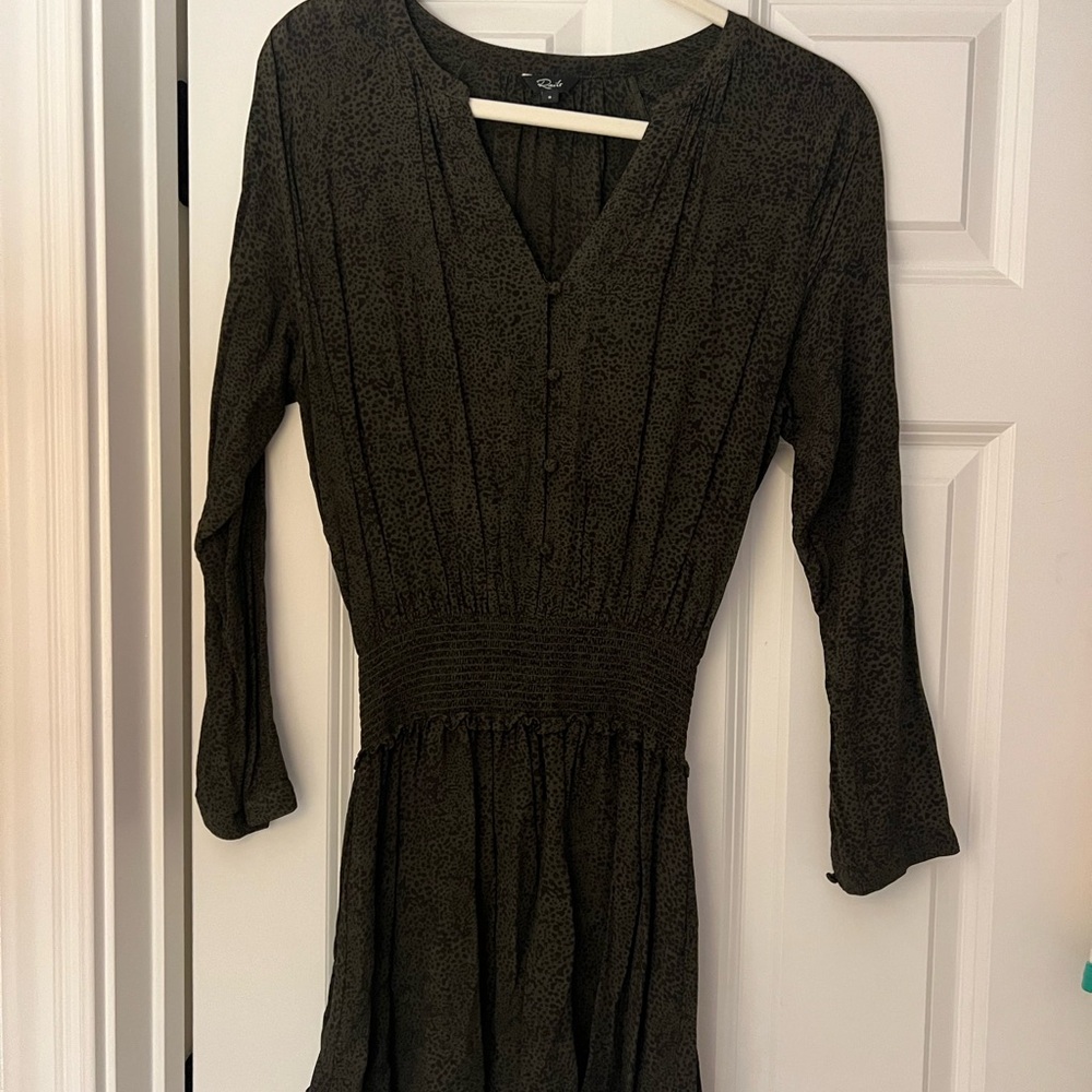 Rails Jasmine Dress - Green and Black